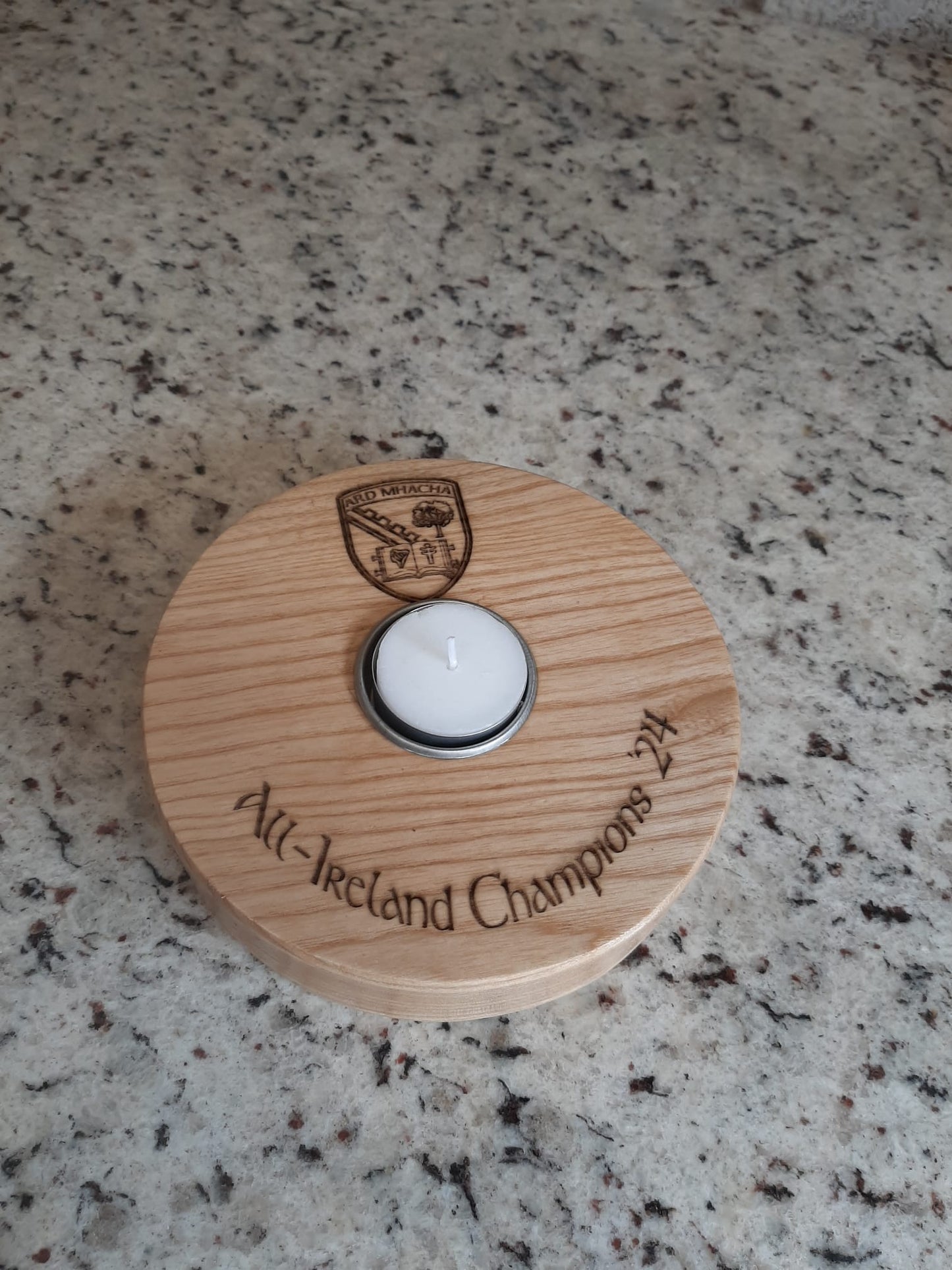 Round Armagh All-Ireland Champions Candle Holder