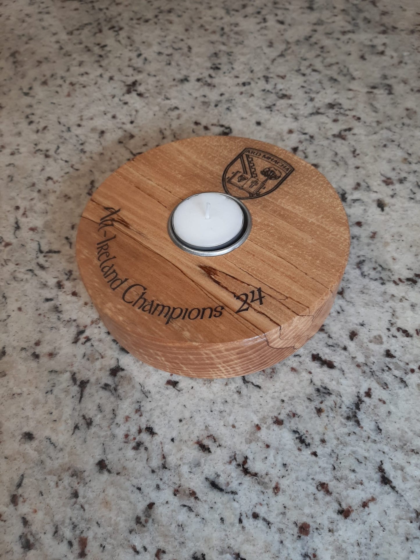 Round Armagh All-Ireland Champions Candle Holder