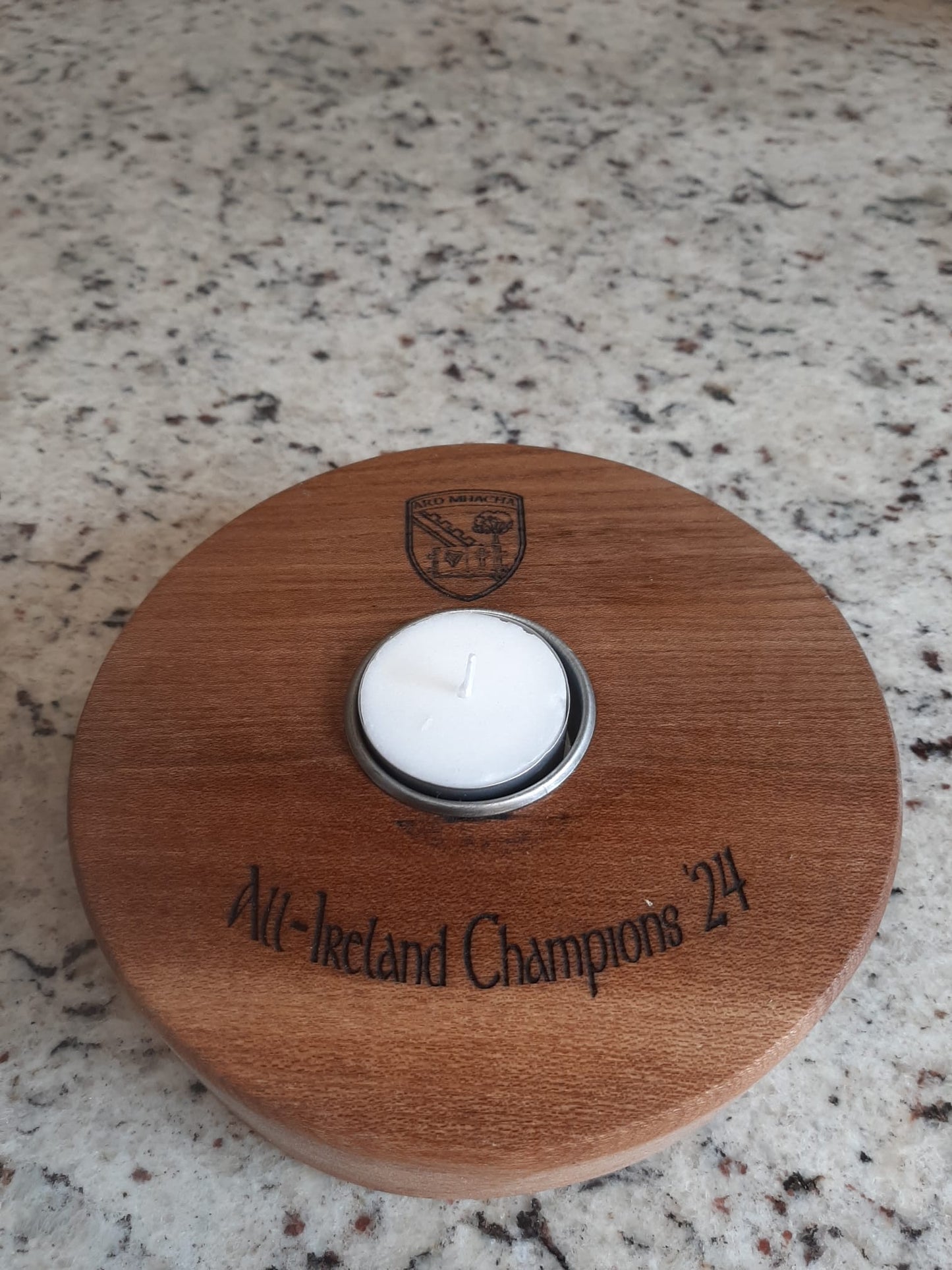 Round Armagh All-Ireland Champions Candle Holder