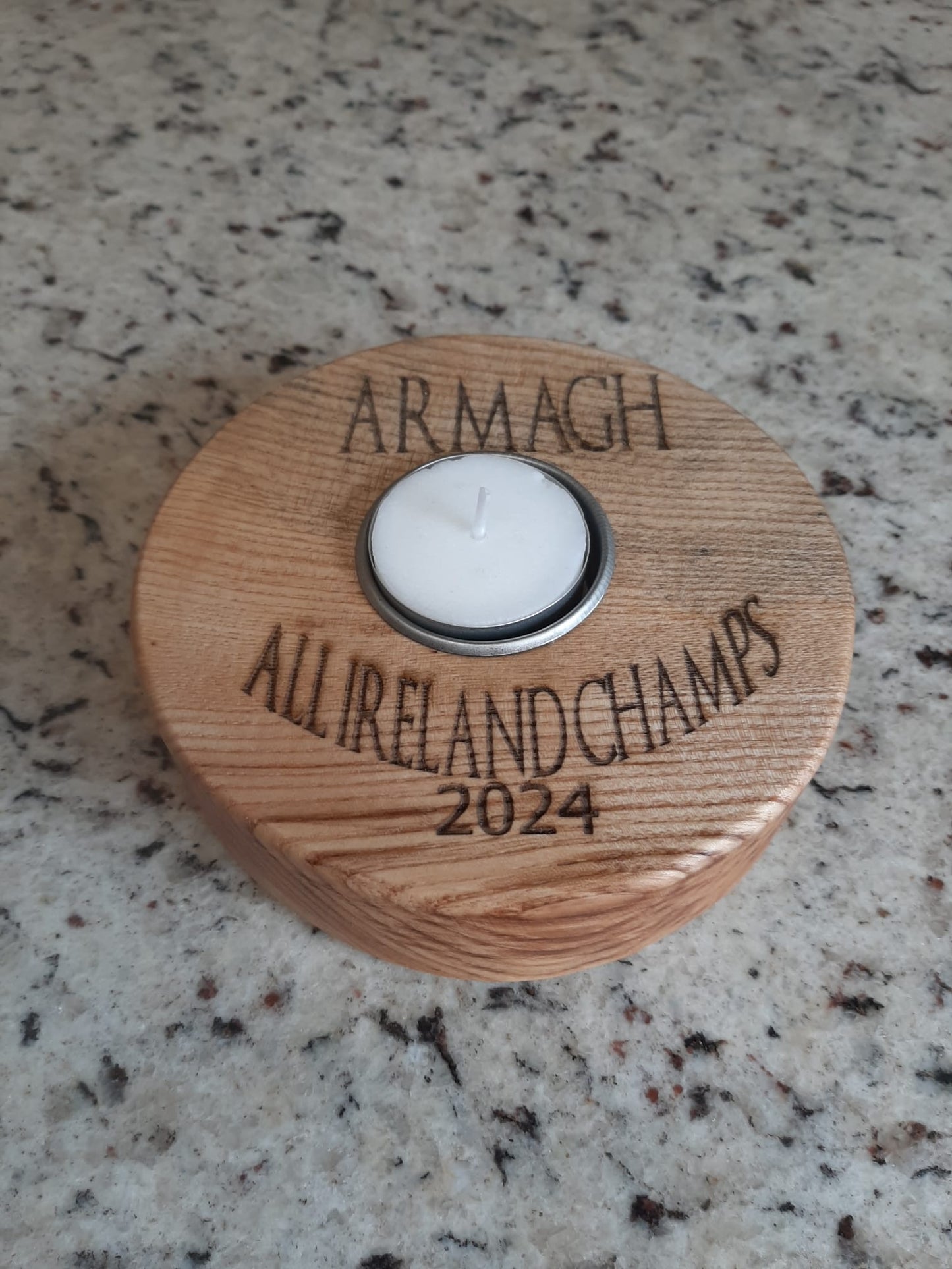Round Armagh All-Ireland Champions Candle Holder