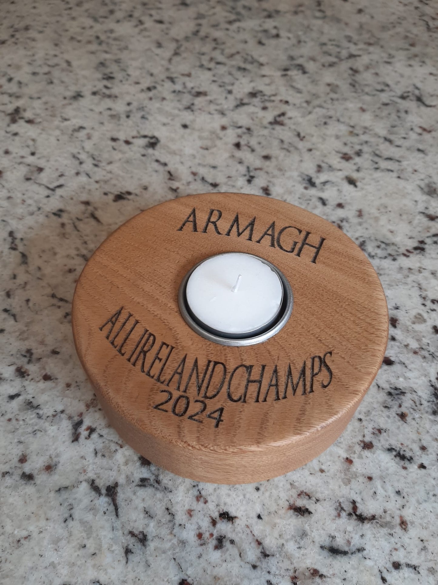 Round Armagh All-Ireland Champions Candle Holder