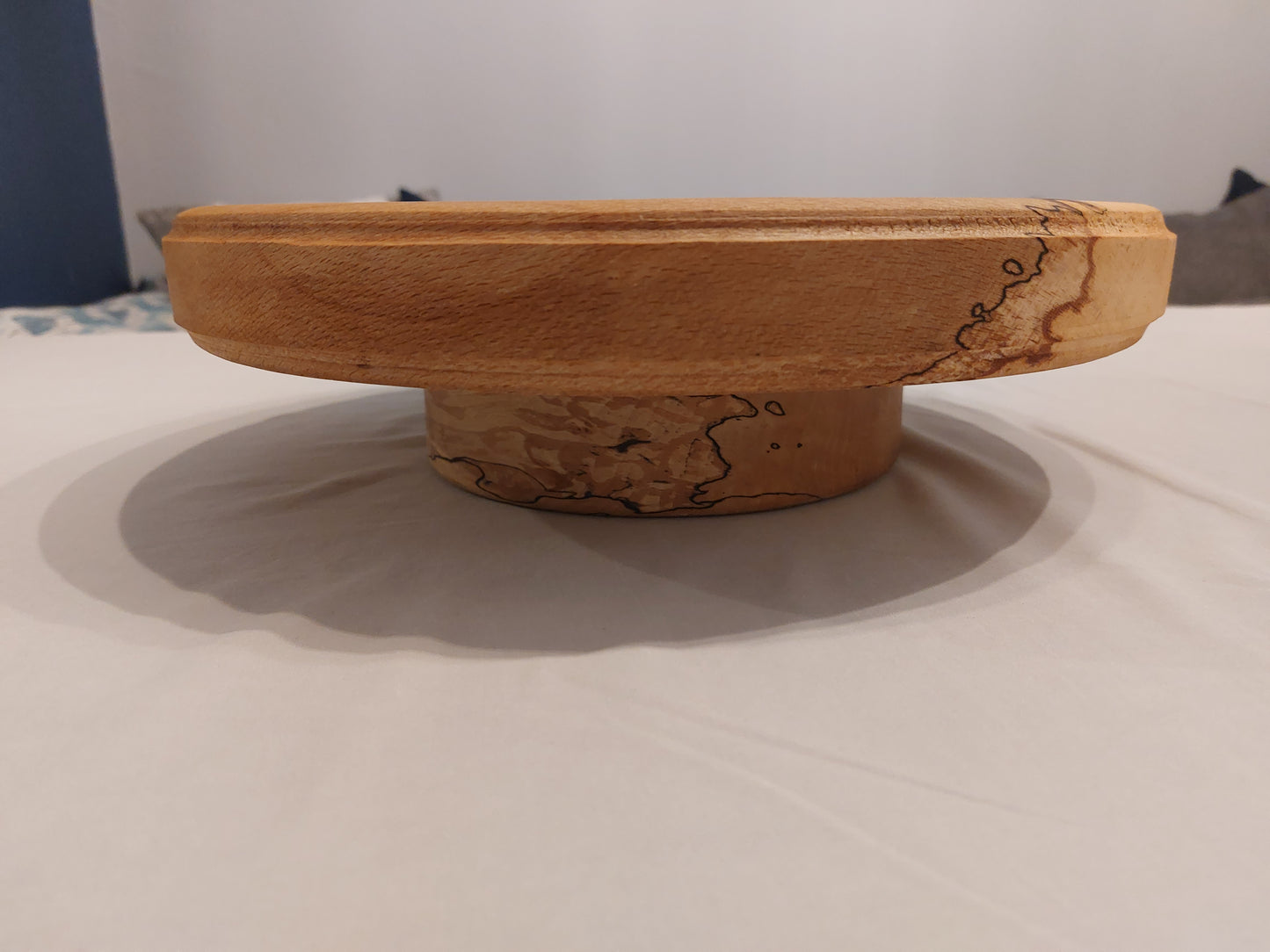 Spalted Beech Wooden Lazy Susan