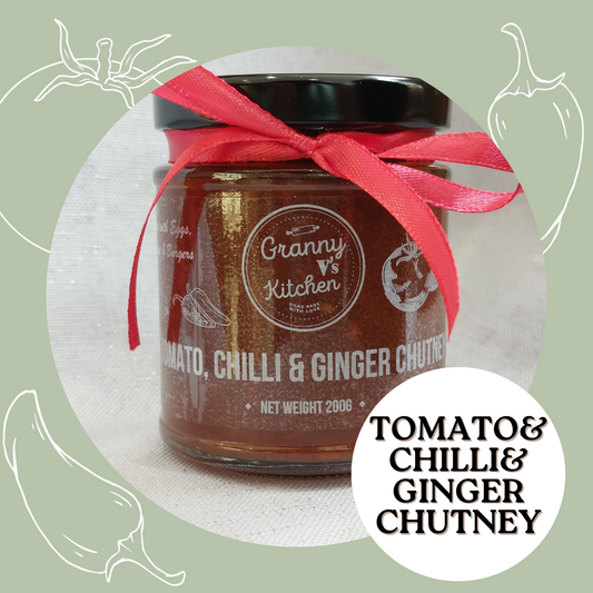 Tomato Chilli and Ginger Chutney