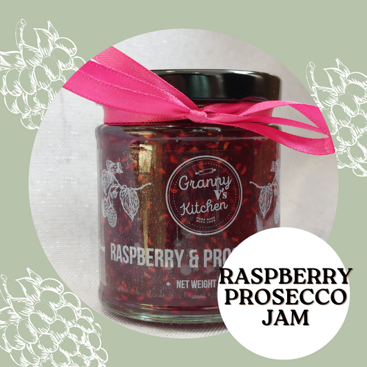 Prosecco and Raspberry Jam