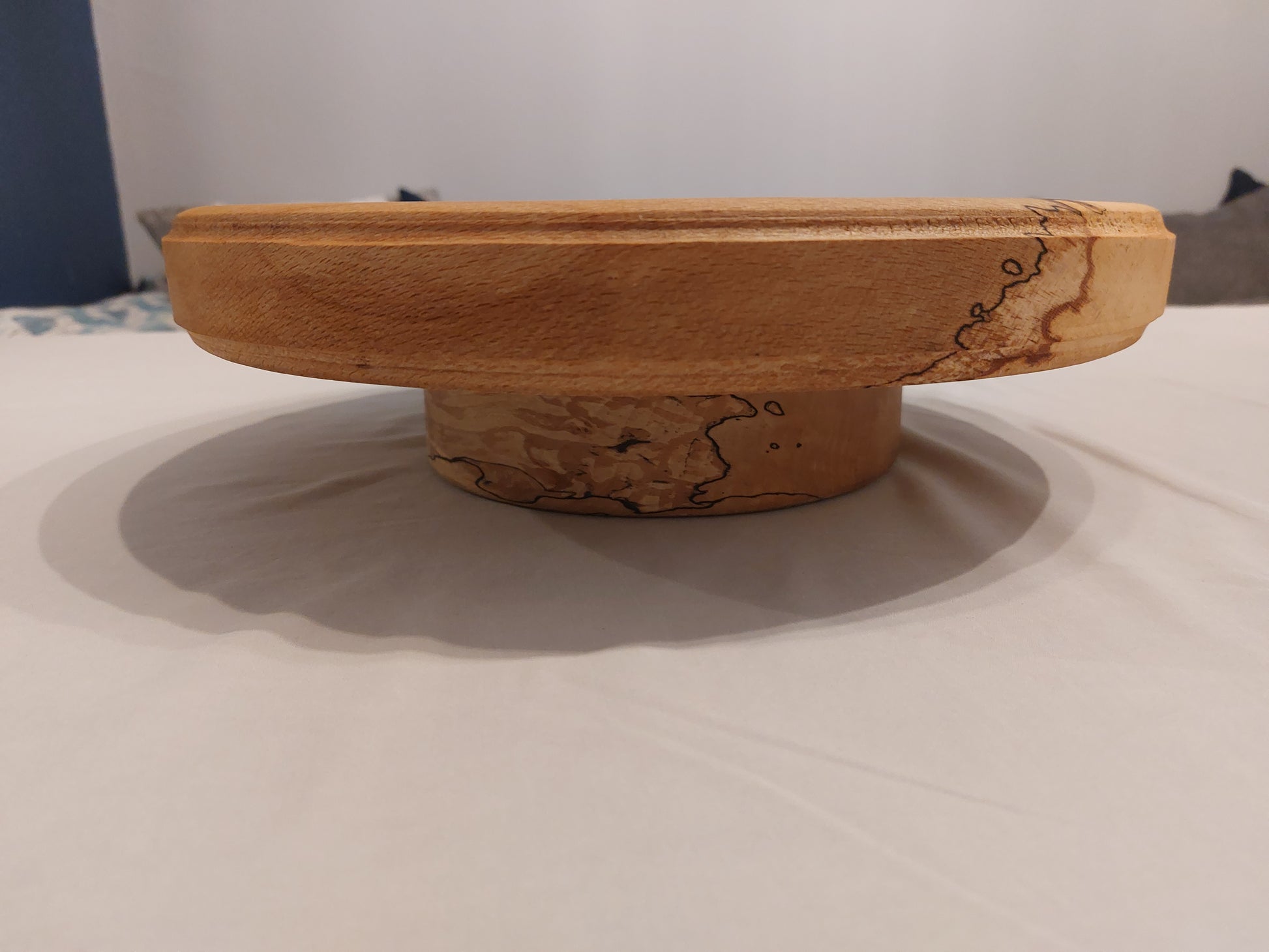 Spalted Beech Wooden Lazy Susan